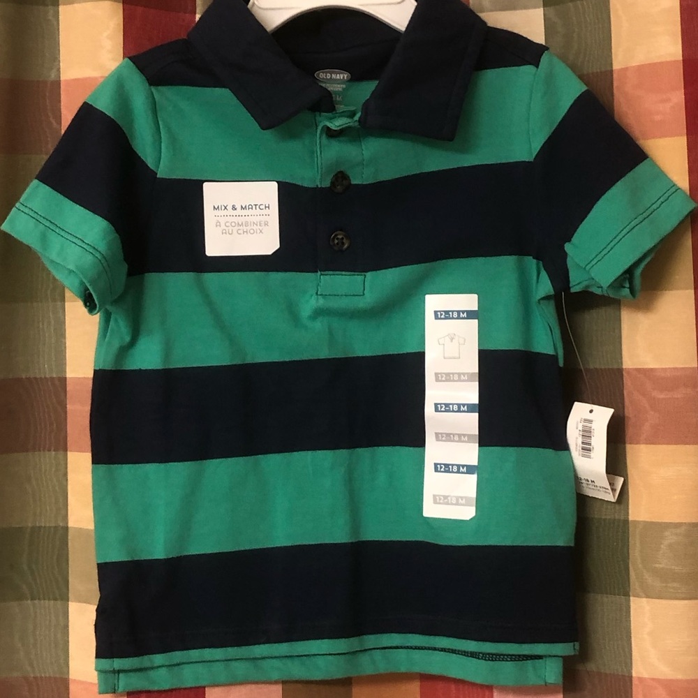 NWT 12-18 month Old Navy polo shirt